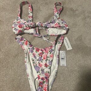 Pacsun Floral Bikini Set